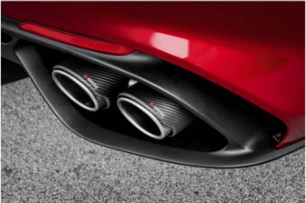 Akrapovic 17-19 Alfa Romeo Giulia Quadrifoglio Evolution Line Cat Back (Titanium)