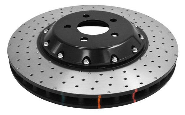 DBA 15-20 Ford Mustang GT Perf Package (380mm Front Rotor) Front 5000 Series Drilled Rotor w/Blk Hat - Premium Brake Rotors - 2 Piece from DBA - Just 2711.83 SR! Shop now at Motors