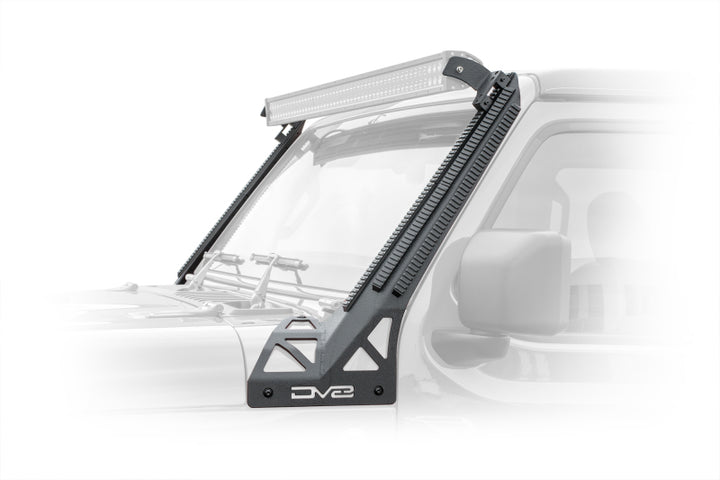 DV8 Offroad 2018+ JL/Gladiator Picatinny Rail A-Pillar Pod LED Light Mount - Premium Light Mounts from DV8 Offroad - Just 1197.77 SR! Shop now at Motors