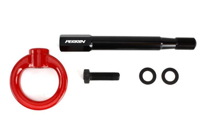 PERRIN 22-25 Subaru WRX / 18-23 Crosstrek / 20-25 OBXT / 17-23 Impreza Tow Hook Kit (Front) - Red - Premium Tow Hooks from Perrin Performance - Just 358.23 SR! Shop now at Motors