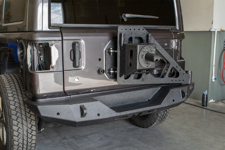 DV8 Offroad 2018+ Jeep Wrangler JL Tire Carrier (For RBJL-01/RBJL-02) - Premium Chase Racks from DV8 Offroad - Just 2435.79 SR! Shop now at Motors