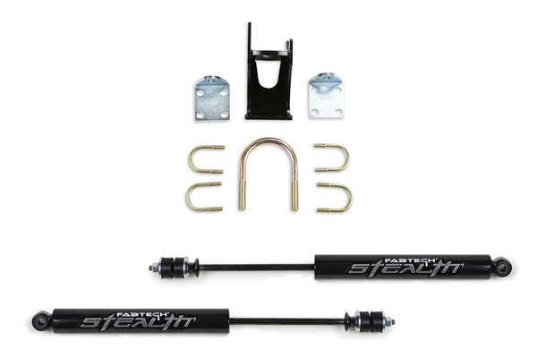 Fabtech 05-21 Ford F250/350 4WD Dual Stealth Steering Stabilizer Kit - Opposing Style - Premium Steering Stabilizer from Fabtech - Just 1270.75 SR! Shop now at Motors