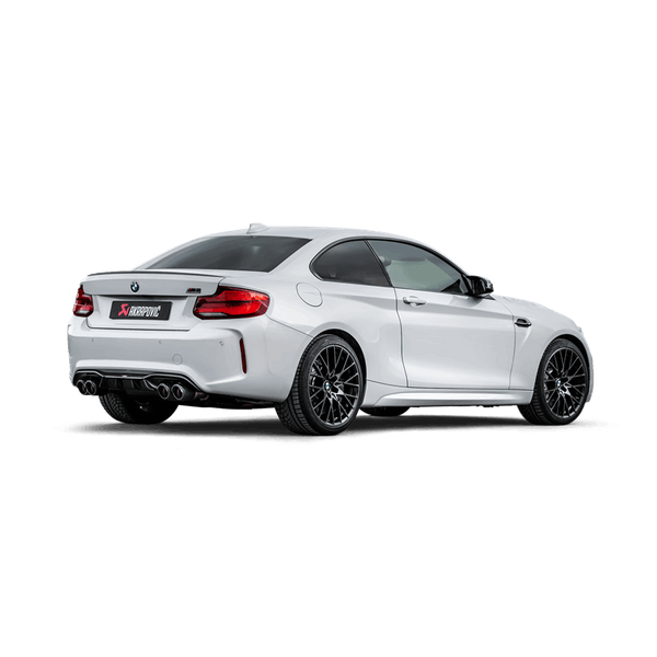 Akrapovic 2018+ BMW M2 Competition/M2 CS (F87N) Slip-On Line (Titanium) w/Carbon Fiber Tips - Premium Muffler from Akrapovic - Just 21618.06 SR! Shop now at Motors