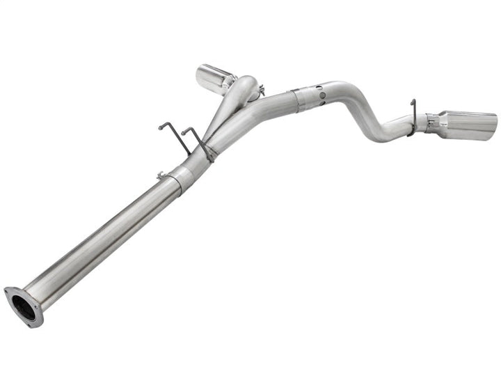 aFe Atlas Exhaust 4in DPF-Back Exhaust Aluminized Steel Polished Tip 11-14 ford Diesel Truck V8-6.7L - Premium DPF Back from aFe - Just 2949.40 SR! Shop now at Motors