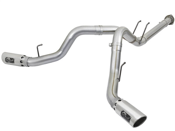 aFe ATLAS 4in DPF-Back Alum Steel Exhaust System w/Polished Tip 2017 Ford Diesel Trucks V8-6.7L (td) - Premium DPF Back from aFe - Just 2949.35 SR! Shop now at Motors