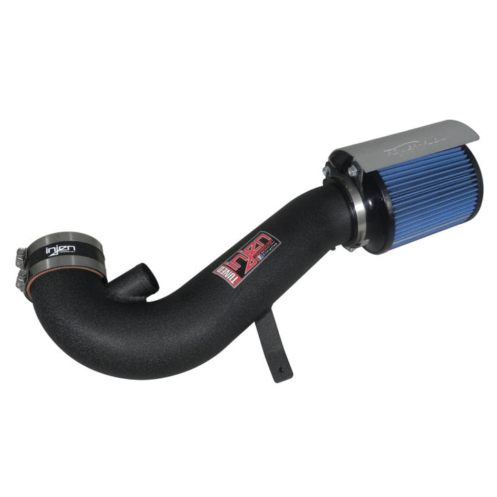 Injen 11 Ford Mustang GT V8 5.0L Power-Flow Wrinkle Blk Short Ram Air Intake w/ MR Tech/Heat Shield - Premium Cold Air Intakes from Injen - Just 1208.60 SR! Shop now at Motors