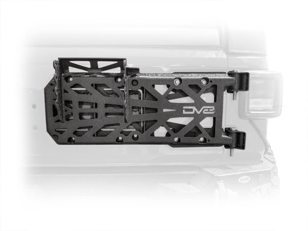 DV8 Offroad 2018+ Jeep Wrangler Tire Carrier - Premium Chase Racks from DV8 Offroad - Just 2321.86 SR! Shop now at Motors