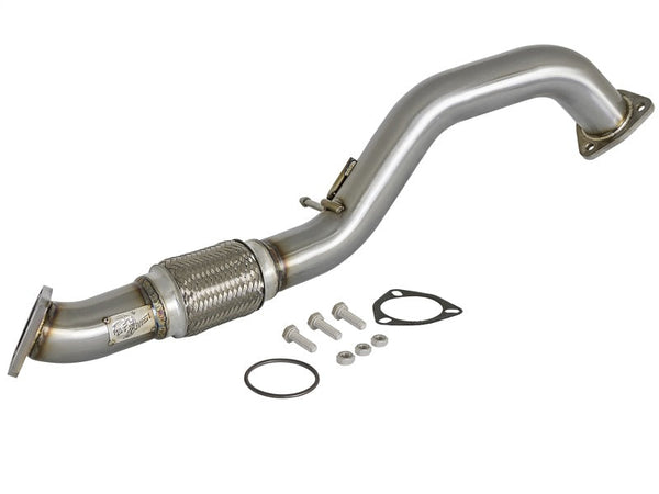 aFe Power Elite Twisted Steel 16-17 Honda Civic I4-1.5L (t) 2.5in Rear Down-Pipe Mid-Pipe - Premium Headers & Manifolds from aFe - Just 1728.83 SR! Shop now at Motors