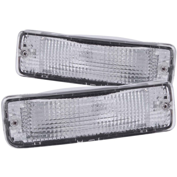 ANZO 1989-1995 Toyota Pickup Euro Parking Lights Chrome w/ Amber Reflector - Premium Lights Corner from ANZO - Just 163.11 SR! Shop now at Motors