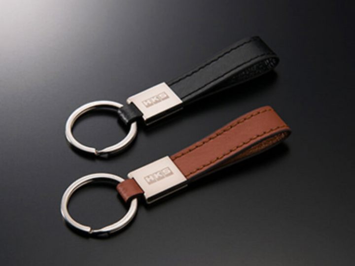 HKS HKS LEATHER KEYRING BLACK - Premium Apparel from HKS - Just 37.56 SR! Shop now at Motors