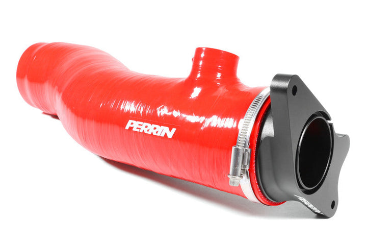 Perrin 2022+ Subaru WRX Red 3in Turbo Inlet Hose w/ Nozzle - Premium Hoses from Perrin Performance - Just 1062.87 SR! Shop now at Motors