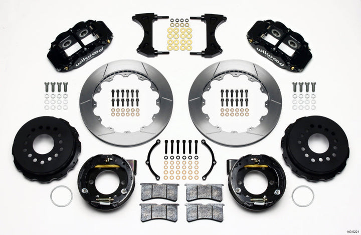 Wilwood Narrow Superlite 4R Rear P-Brk Kit 12.88in 2005-2014 Mustang - Premium Big Brake Kits from Wilwood - Just 7302.48 SR! Shop now at Motors