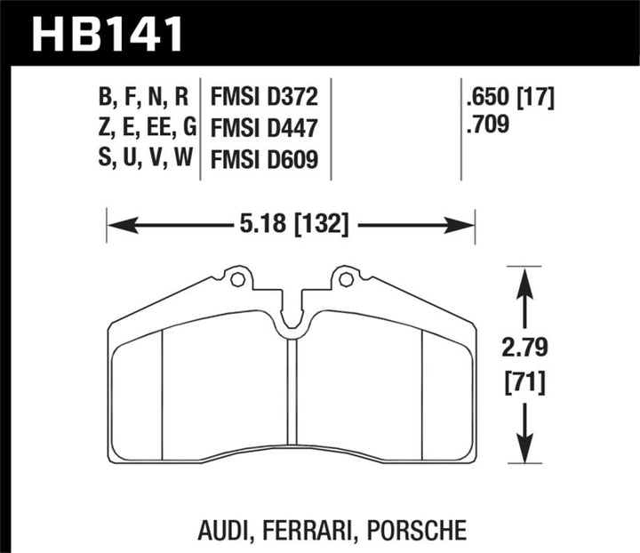 Hawk Audi/Porsche Rear AND ST-40 Performance Ceramic Street Brake Pads - Premium Brake Pads - Performance from Hawk Performance - Just 689.59 SR! Shop now at Motors