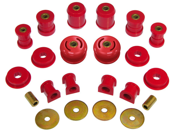 Prothane Mitsubishi Evo 8 Total Kit - Red