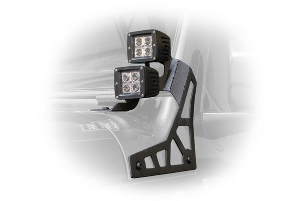 DV8 Offroad 2018+ Jeep Wrangler JL A-Pillar Pod Led Light Mount - Premium Light Mounts from DV8 Offroad - Just 444.62 SR! Shop now at Motors