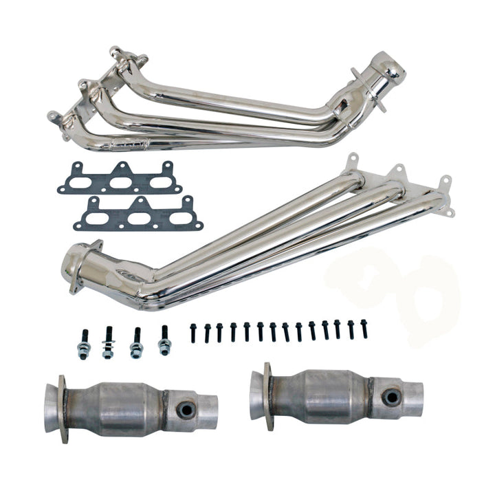 BBK 10-11 Camaro V6 Long Tube Exhaust Headers With Converters - 1-5/8 Chrome - Premium Headers & Manifolds from BBK - Just 3940.93 SR! Shop now at Motors