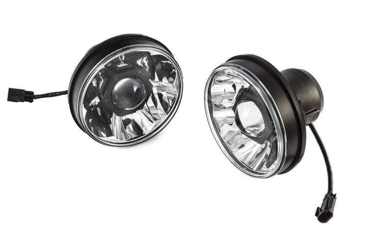 KC HiLiTES 07-18 Jeep JK (Not for Rubicon/Sahara) 7in. Gravity LED Pro DOT Headlight (Pair Pack Sys) - Premium Headlights from KC HiLiTES - Just 3080.21 SR! Shop now at Motors