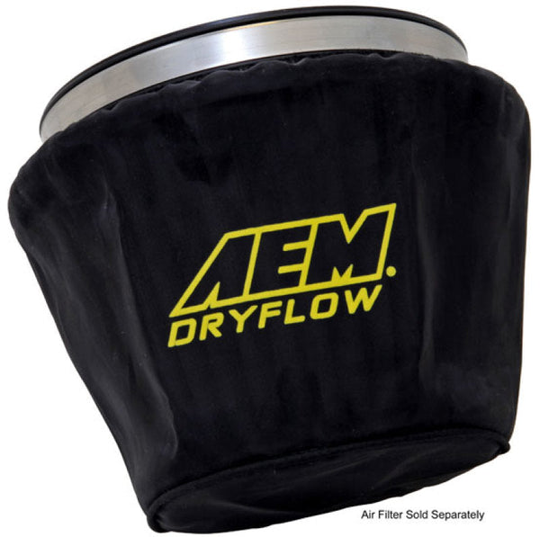 AEM Air Filter Wrap Black 7.5in Length x 5in Width x 5in Height - Premium Pre-Filters from AEM Induction - Just 187.55 SR! Shop now at Motors