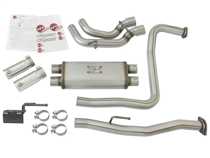 aFe Rebel Series 3in SS Cat-Back Exhaust System w/ Polished Tip 04-15 Nissan Titan V8 5.6L - Premium Catback from aFe - Just 3948.51 SR! Shop now at Motors