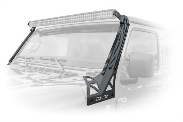 DV8 Offroad 2018+ JL/Gladiator Picatinny Rail A-Pillar Pod LED Light Mount - Premium Light Mounts from DV8 Offroad - Just 1197.77 SR! Shop now at Motors