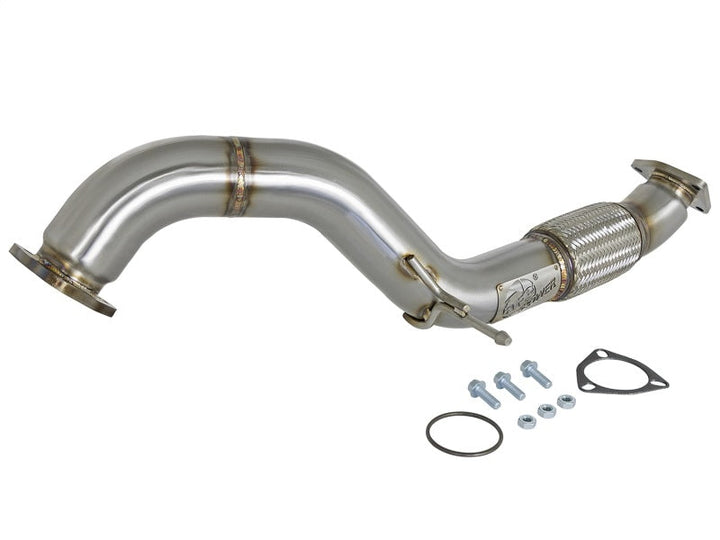 aFe Twisted Steel 3in Rear Down-Pipe/Mid Pipe 2017+ Honda Civic Type R I4 2.0L (t) - Premium X Pipes from aFe - Just 2090.61 SR! Shop now at Motors