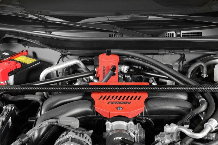 Perrin 22-23 Toyota GR86 / 13-16 Scion FR-S / 13-23 Subaru BRZ Air Oil Separator - Red - Premium Oil Separators from Perrin Performance - Just 1500.14 SR! Shop now at Motors