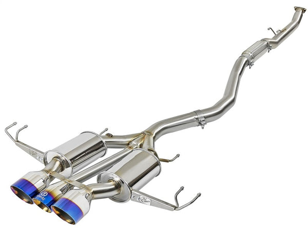 aFe Takeda 3in 304 SS Cat-Back Exhaust w/ Blue Flame Tips 2017+ Honda Civic Type R I4 2.0L (t) - Premium Catback from aFe - Just 7814.45 SR! Shop now at Motors