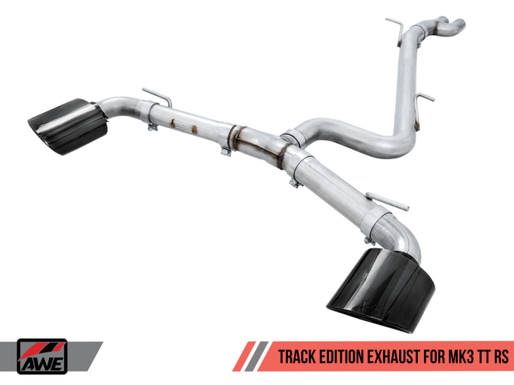 AWE Tuning 18-19 Audi TT RS 8S/RK3 2.5L Turbo Track Edition Exhaust - Diamond Black RS-Style Tips - Premium Catback from AWE Tuning - Just 6171.01 SR! Shop now at Motors