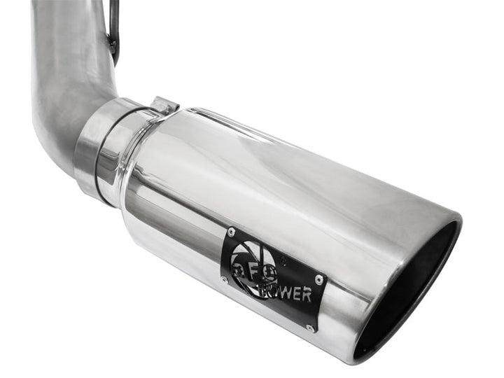 aFe Atlas Exhaust 4in DPF-Back Exhaust Aluminized Steel Polished Tip 11-14 ford Diesel Truck V8-6.7L - Premium DPF Back from aFe - Just 2949.40 SR! Shop now at Motors