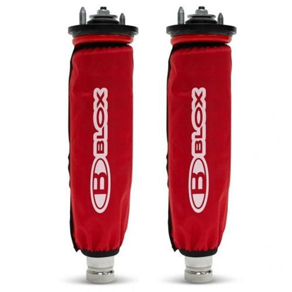 BLOX Racing Coilover Covers - Red (Pair)