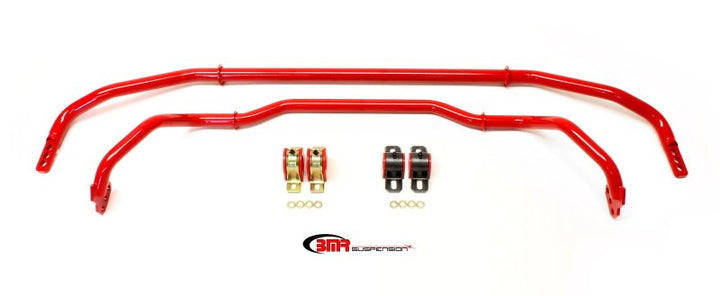 BMR 13-15 5th Gen Camaro Front & Rear Sway Bar Kit w/ Bushings - Red - Premium Sway Bars from BMR Suspension - Just 2103.24 SR! Shop now at Motors