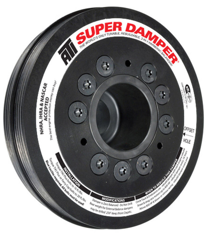 ATI Damper - 6.78in - Alum - (2) 4 Grv - Mitsubishi Eclipse - 4G63 w/Integral Lower Cam Drive - Premium Crankshaft Dampers from ATI - Just 1580.76 SR! Shop now at Motors