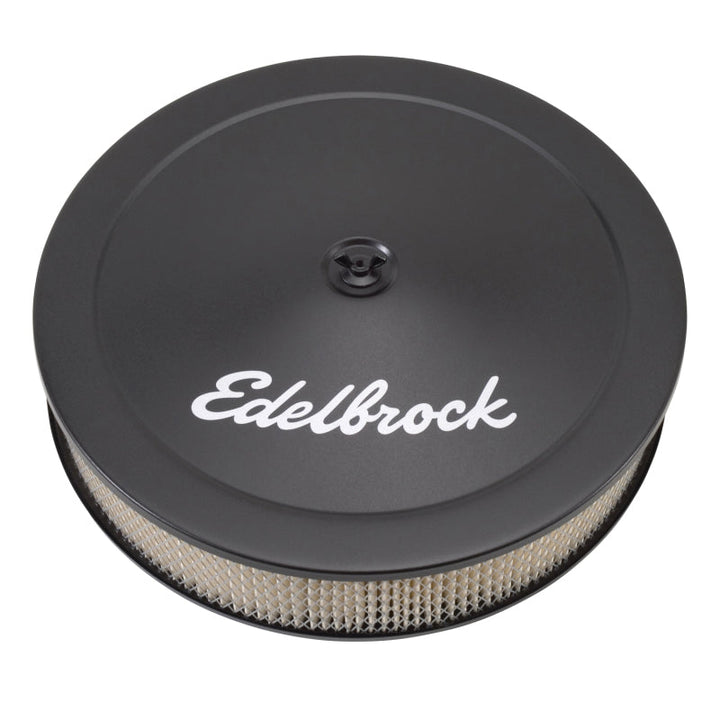 Edelbrock Air Cleaner Pro-Flo Series Round Steel Top Paper Element 14In Dia X 3 75In Dropped Base - Premium Air Filters - Universal Fit from Edelbrock - Just 179.97 SR! Shop now at Motors