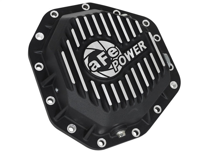 aFe Power Pro Ser Rear Diff Cover Black w/Mach Fins 2017 Ford Diesel Trucks V8-6.7L(td) Dana M275-14 - Premium Diff Covers from aFe - Just 1332.44 SR! Shop now at Motors