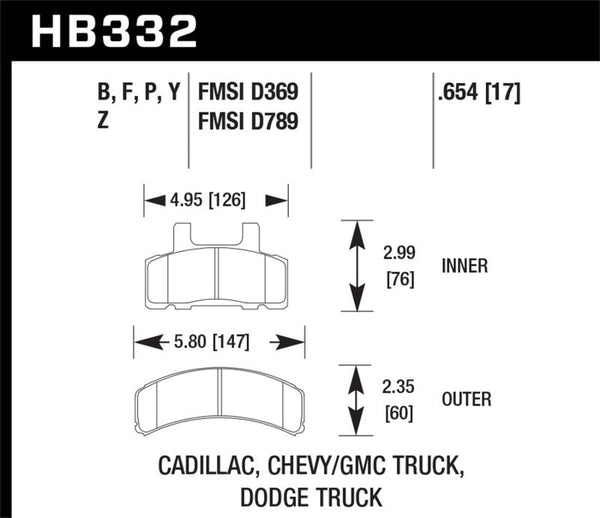 Hawk 99-00 Cadillac Escalade / 88-91 Ford C1500 EC / 92-99 C1500 All Cab Front LTS Street Brake Pads - Premium Brake Pads - OE from Hawk Performance - Just 415.77 SR! Shop now at Motors