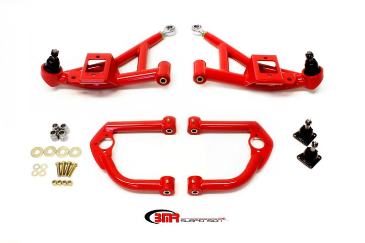 BMR 93-02 F-Body Upper And Lower A-Arm Kit - Red - Premium Control Arms from BMR Suspension - Just 3603.02 SR! Shop now at Motors