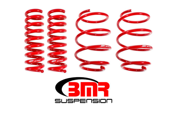 BMR 16-17 6th Gen Camaro V8 Performance Version Lowering Springs (Set Of 4) - Red - Premium Lowering Springs from BMR Suspension - Just 976.41 SR! Shop now at Motors