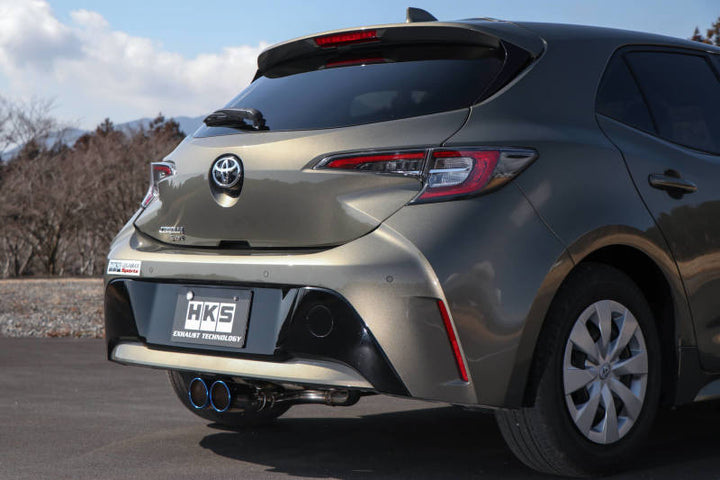 HKS LEGAMAX Sports 2018 Toyota Corolla Sport 2ZR/8NR - Premium Catback from HKS - Just 3129.08 SR! Shop now at Motors