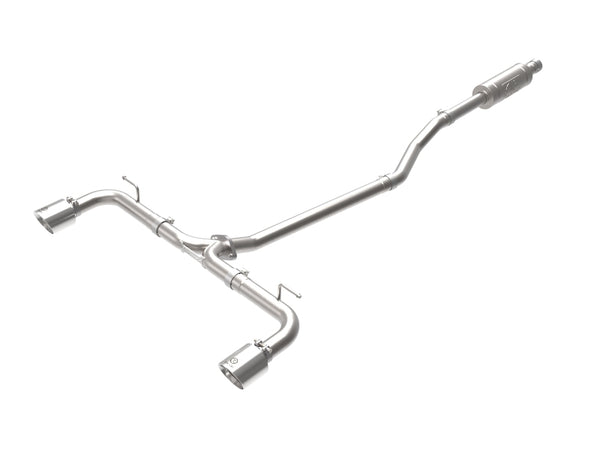 aFe Takeda 2-1/2in 304 SS Cat-Back Exhaust w/ Polished Tips 14-18 Mazda 3 L4 2.0L/2.5L