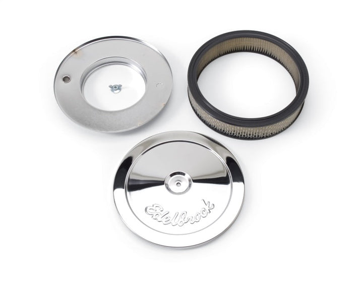 Edelbrock Air Cleaner Pro-Flo Series Round Steel Top Paper Element 10In Dia X 3 5In Chrome - Premium Air Filters - Universal Fit from Edelbrock - Just 131.12 SR! Shop now at Motors