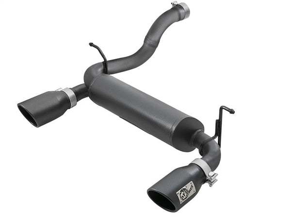 aFe Rebel Series 2.5in 409 SS Axle-Back Exhaust w/ Black Tips 2018+ Jeep Wrangler (JL) V6 3.6L - Premium Axle Back from aFe - Just 2948.78 SR! Shop now at Motors