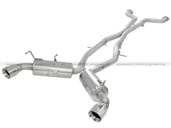 aFe Takeda 2.5inch SS Exhaust Cat-Back 09-13 Nissan 370Z V6 3.7L Polished Tips - Premium Catback from aFe - Just 6748.51 SR! Shop now at Motors