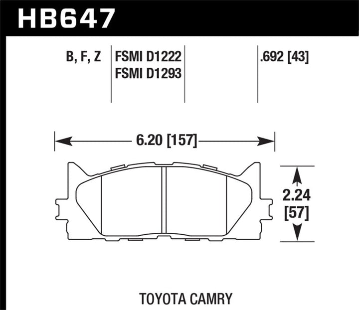 Hawk Performance Ceramic Street Brake Pads - Premium Brake Pads - Performance from Hawk Performance - Just 577.13 SR! Shop now at Motors