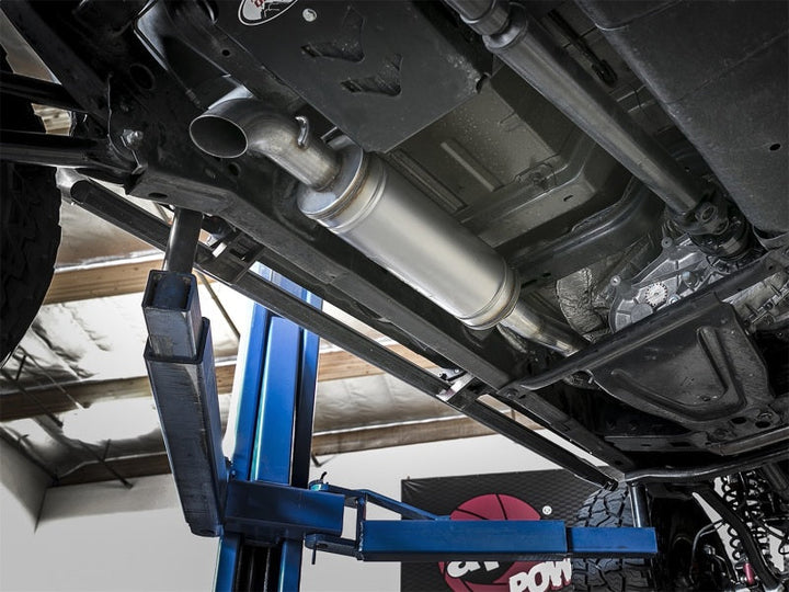 aFe Rock Basher 3in 409 SS Cat-Back Turn-Down Exhaust 12-18 Jeep Wrangler (JK) V6 3.6L/ 07-11 3.8L - Premium Catback from aFe - Just 1805.36 SR! Shop now at Motors