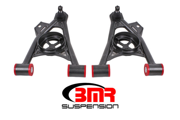 BMR 94-04 Ford Mustang Non-Adj. A-Arms Lower (Poly) w/ Spring Pocket - Black Hammertone - Premium Control Arms from BMR Suspension - Just 1426.08 SR! Shop now at Motors