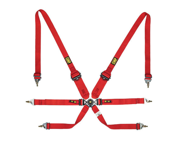 OMP Safety Harness One 2In Endurance Red Pull Down - (Fia 8853-2016) - Premium Seat Belts & Harnesses from OMP - Just 1984.63 SR! Shop now at Motors