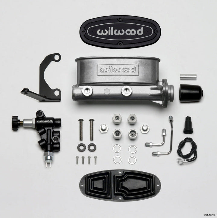 Wilwood HV Tandem M/C Kit w L/H Bracket & Prop Valve - 1in Bore - Premium Brake Master Cylinder from Wilwood - Just 1347.40 SR! Shop now at Motors