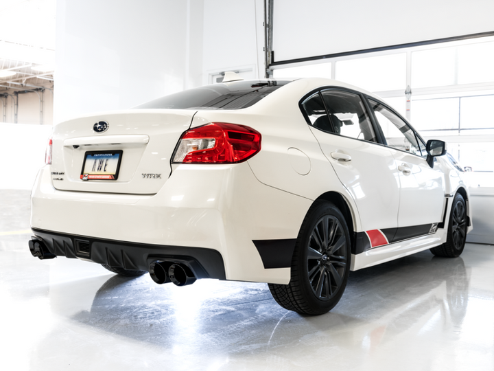 AWE Tuning Subaru WRX/STI VA/GV Sedan Track Edition Exhaust - Diamond Black Tips (102mm) - Premium Catback from AWE Tuning - Just 4671.23 SR! Shop now at Motors