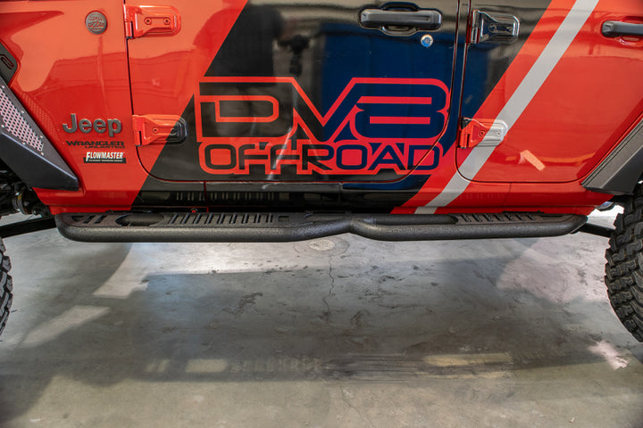 DV8 Offroad 2018+ Wrangler Jeep JL Tubular Rock Slider Step - Premium Side Steps from DV8 Offroad - Just 2353.54 SR! Shop now at Motors