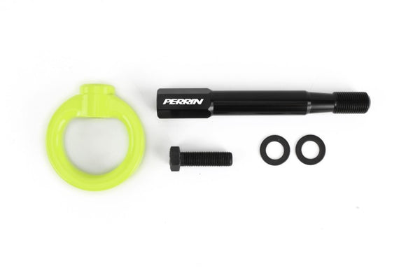PERRIN 22-25 Subaru WRX / 18-23 Crosstrek Tow Hook Kit (Rear) - Neon Yellow